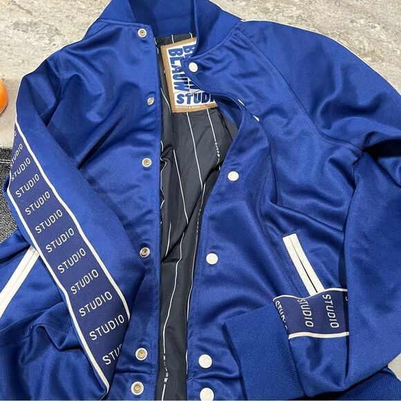 SCOTCH & SODA Varsity Jacket, Blue Size L - Picture 4 of 11